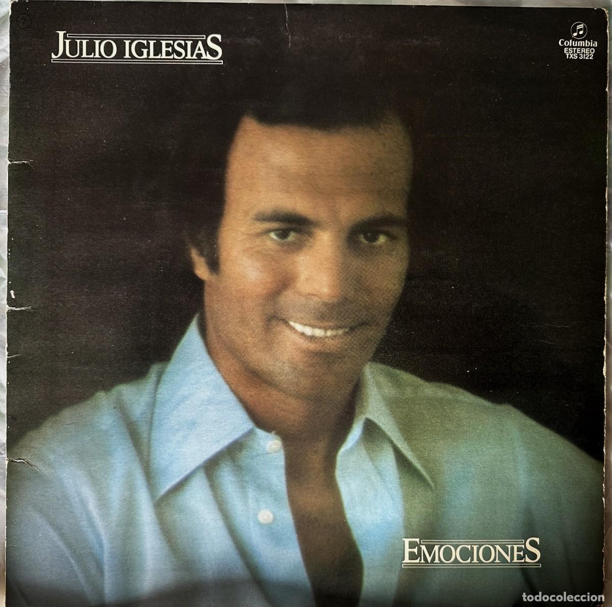 Discos de vinilo: LP de Julio IGLESIAS, EMOCIONES - Foto 1