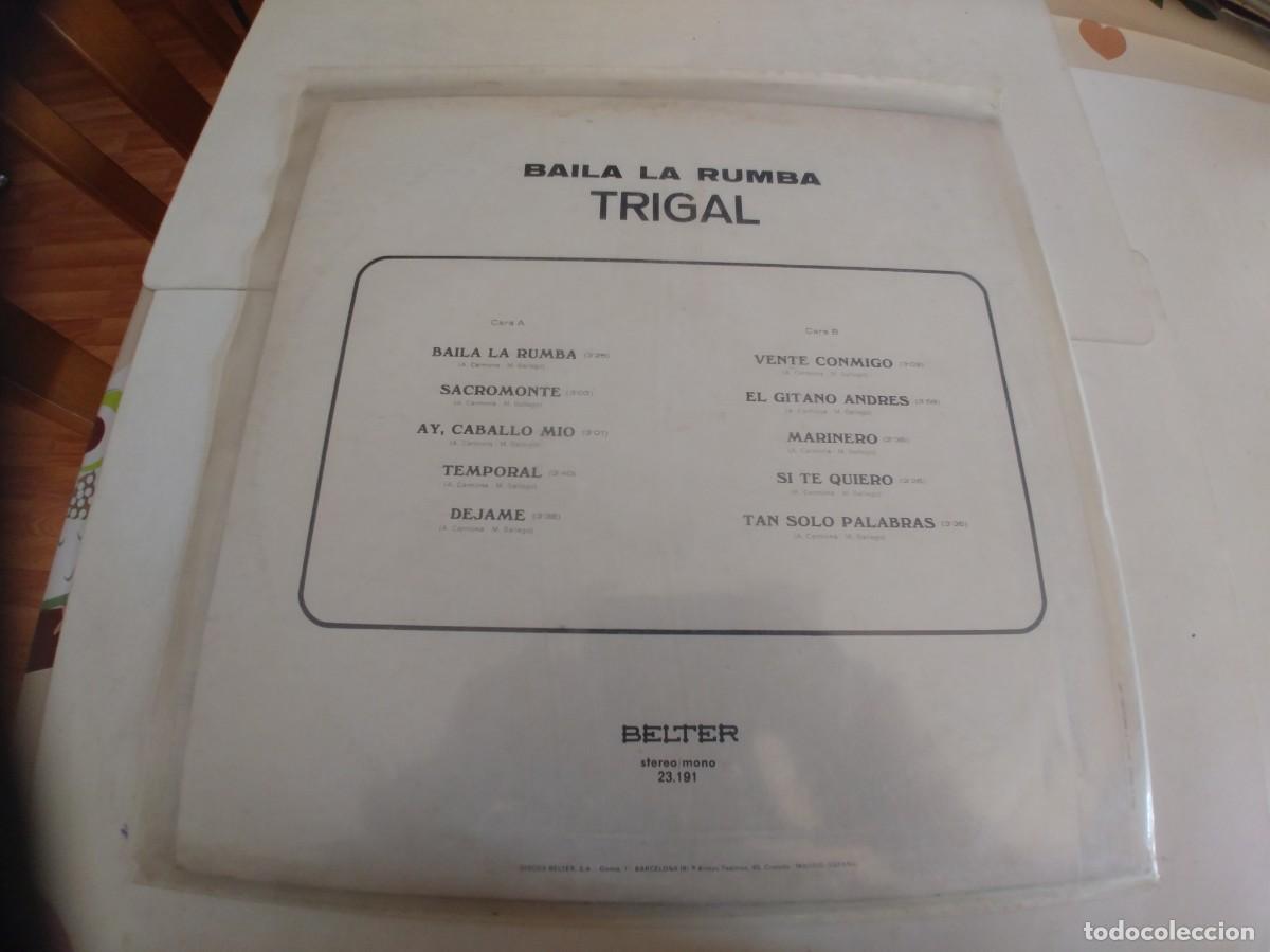 Discos de vinilo: TRIGAL-LP BAILA LA RUMBA - Foto 2