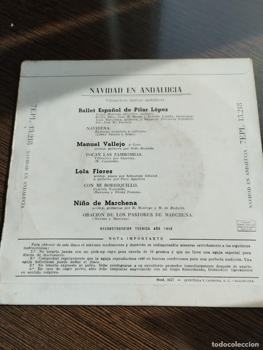 Discos de vinilo: Disco single navidad en Andalucia - Foto 2