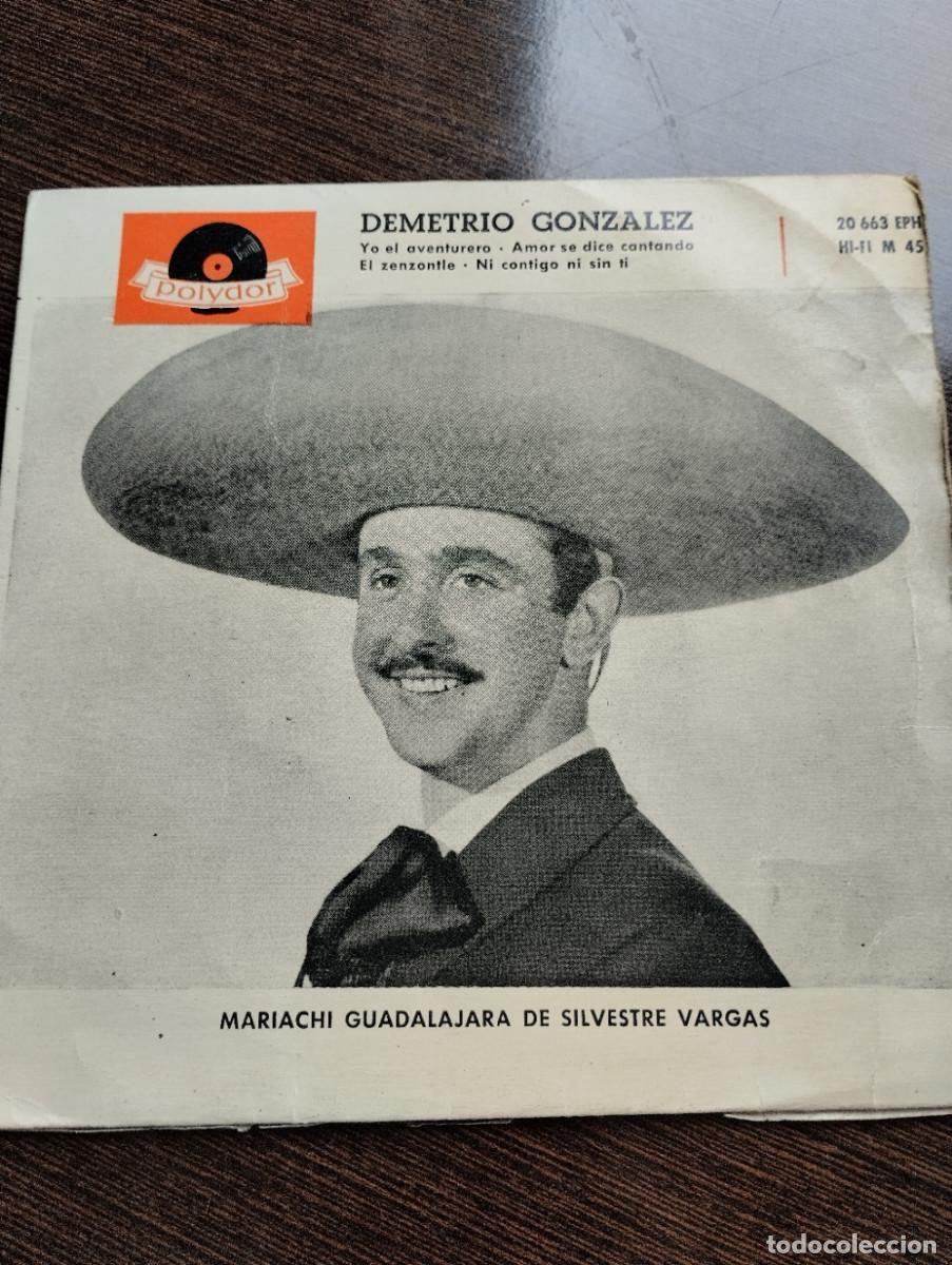 Discos de vinilo: Disco single Demetrio Gonzalez - Foto 1