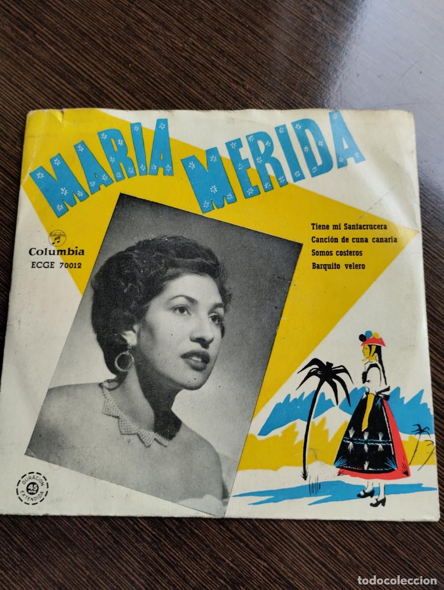 Discos de vinilo: Disco single Maria Merida - Foto 1