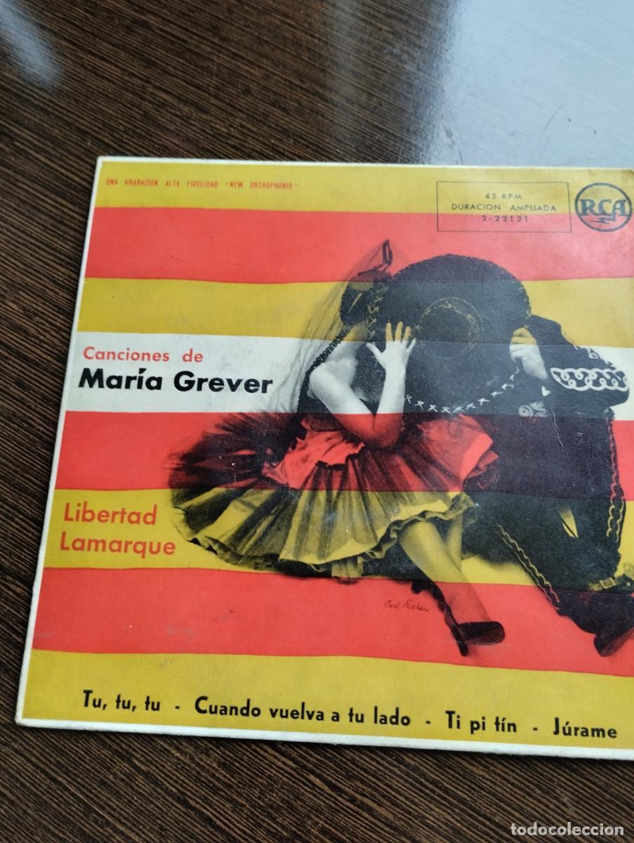 Discos de vinilo: Disco single Maria Grever libertad lamarque - Foto 1