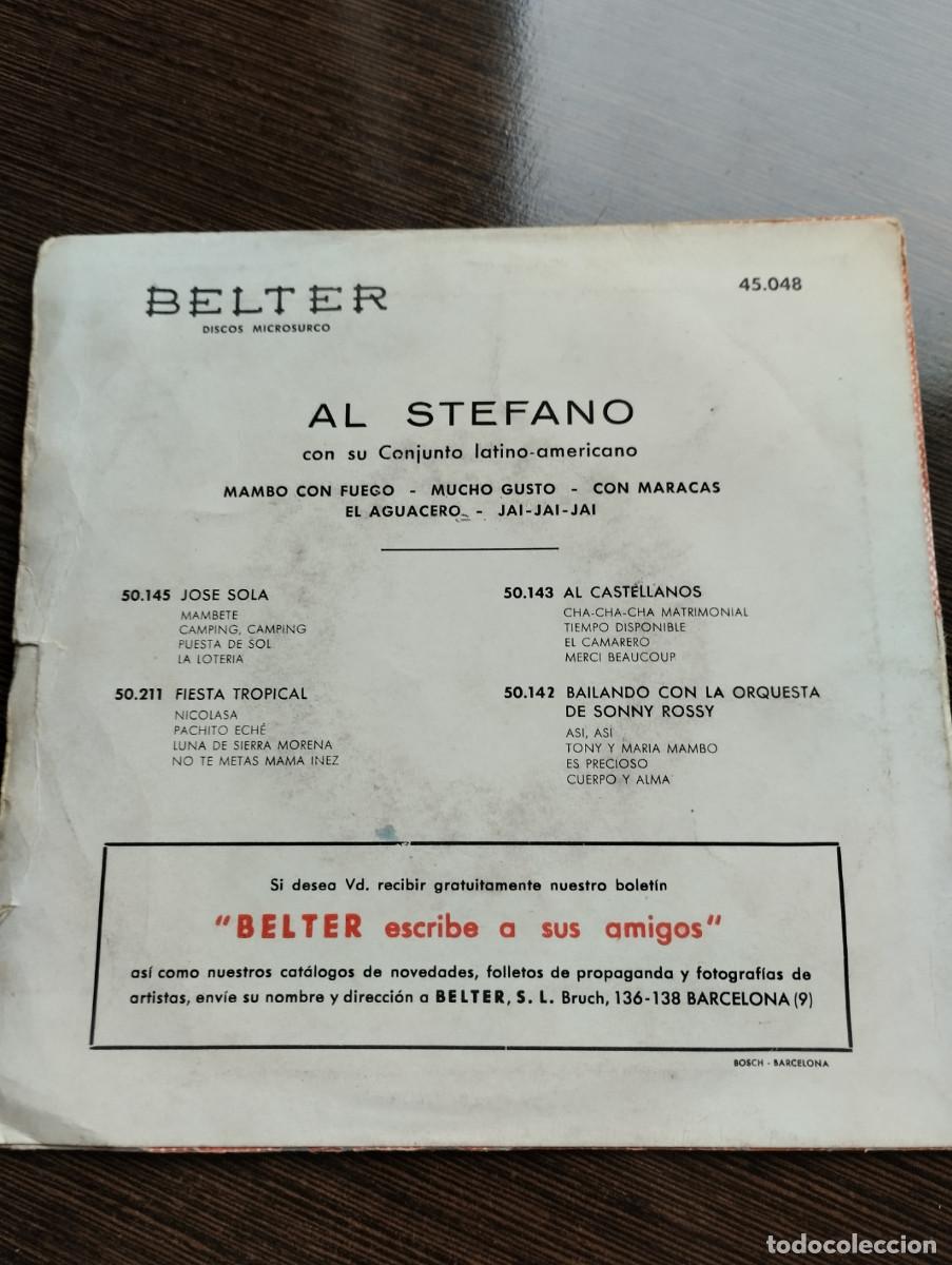 Discos de vinilo: Disco single Al Stefano - Foto 2