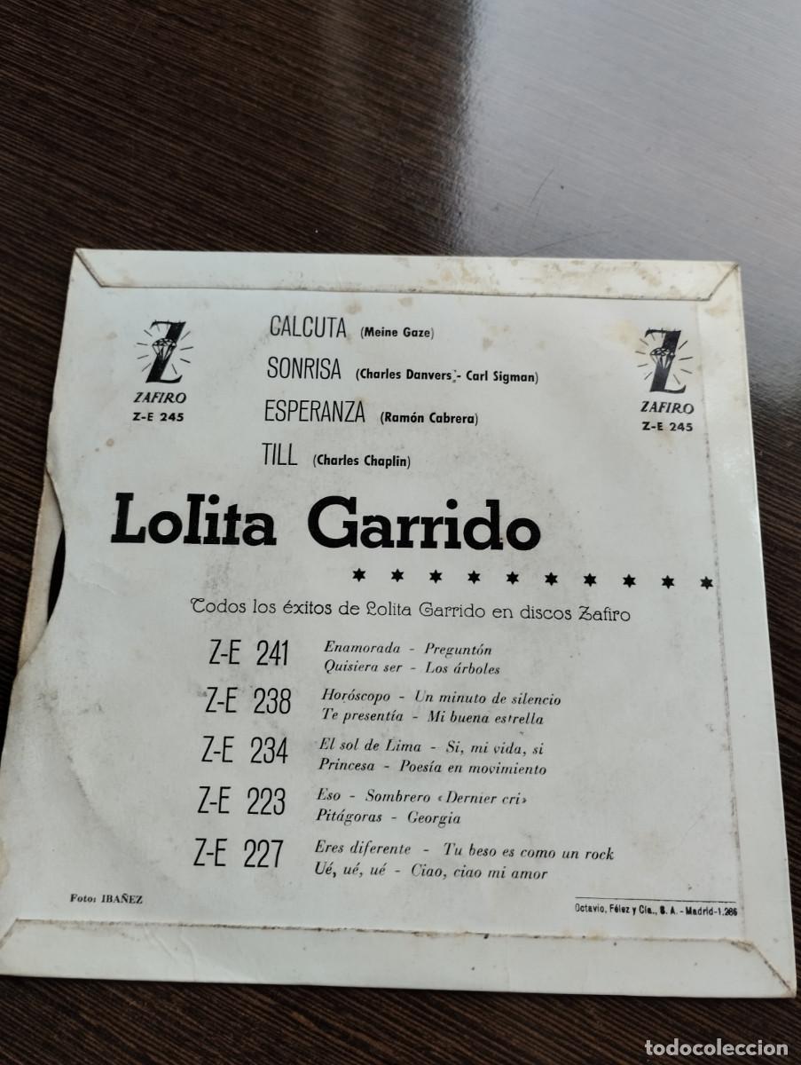 Discos de vinilo: Disco single Lolita Garrido - Foto 2