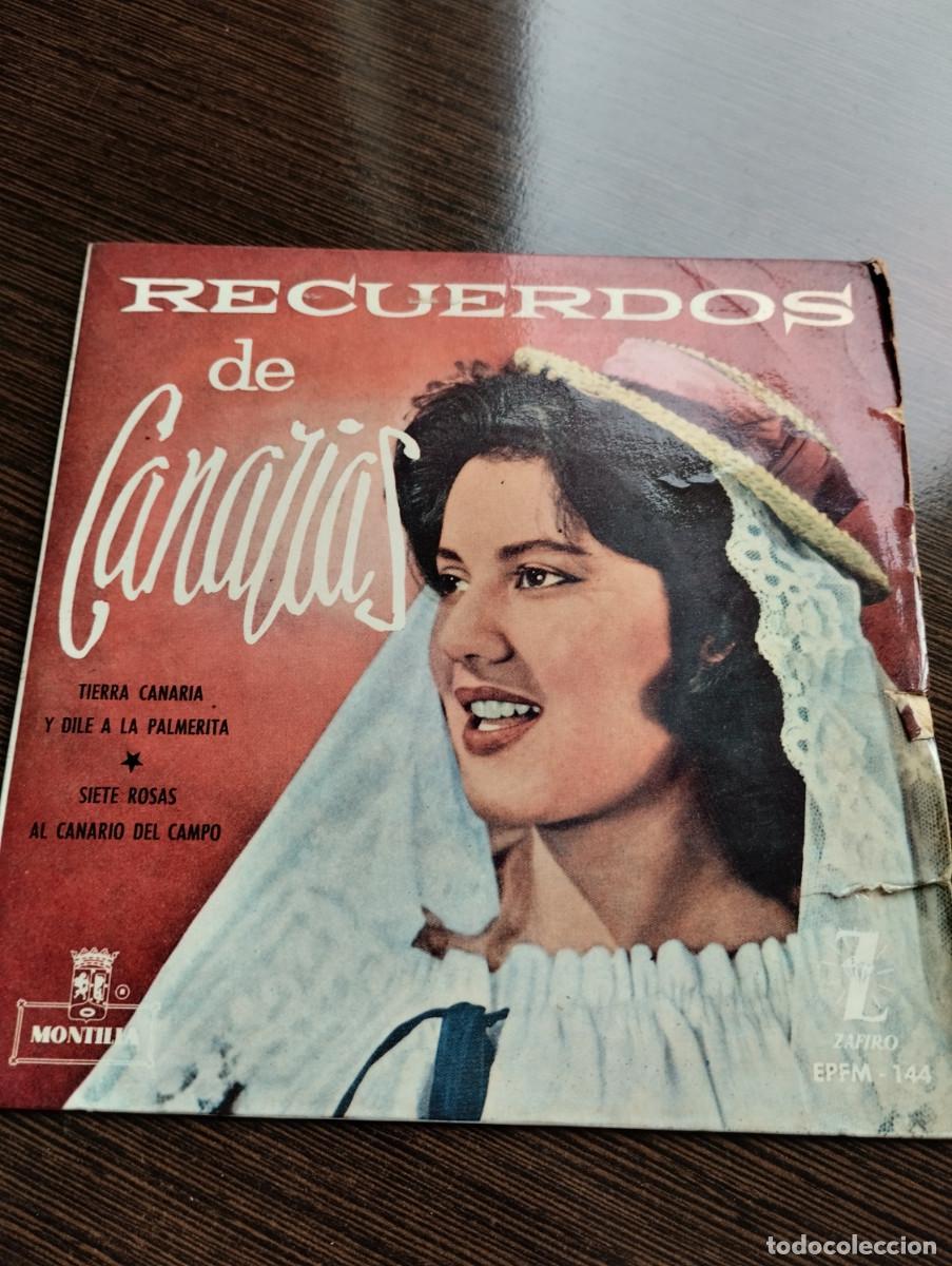 Discos de vinilo: Disco single Recuerdos de Canarias - Foto 1
