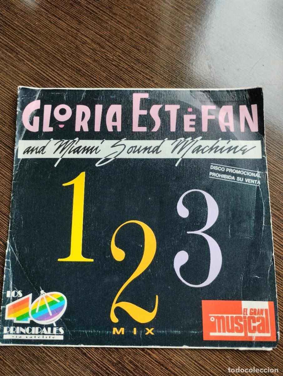 Discos de vinilo: Disco single Gloria Estefan - The Pasadenas - Foto 2