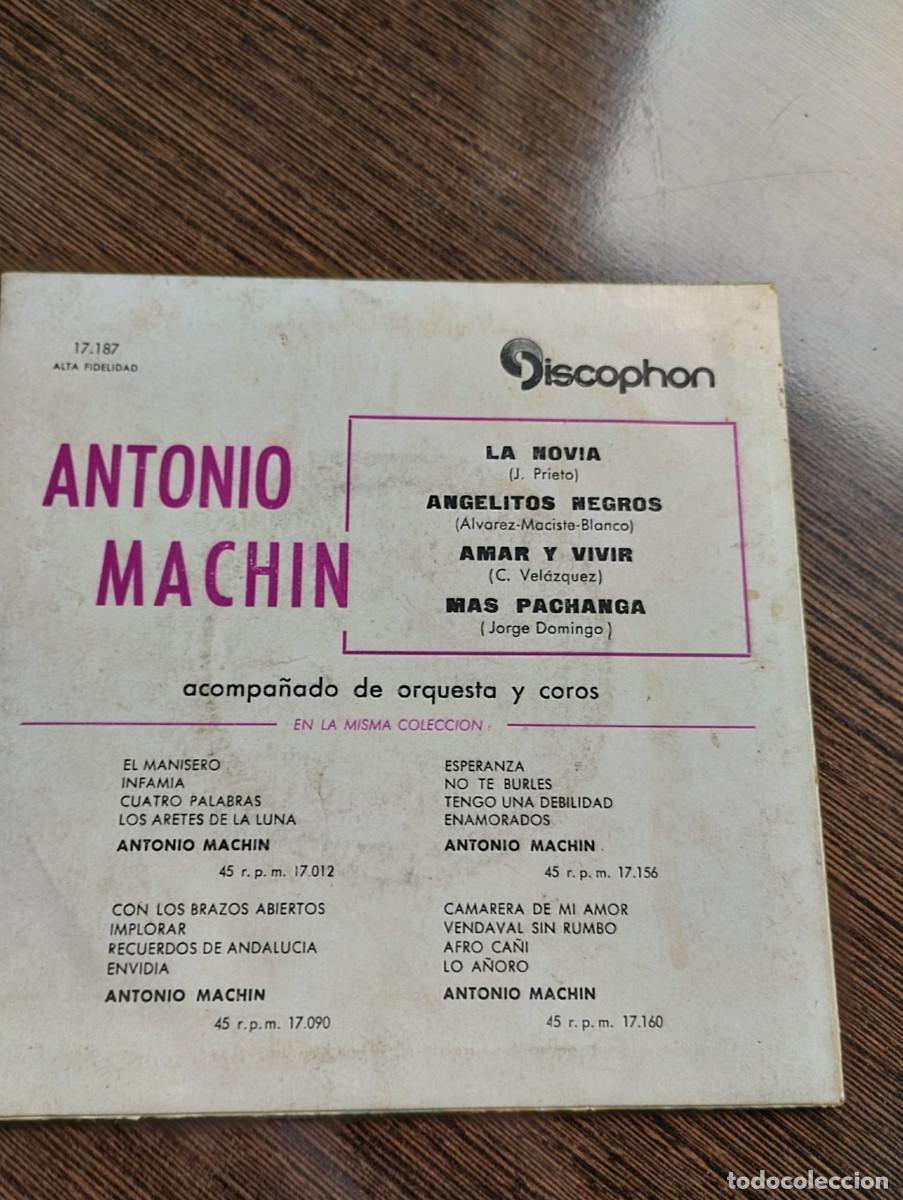 Discos de vinilo: Disco single Antonio Machin - Foto 2
