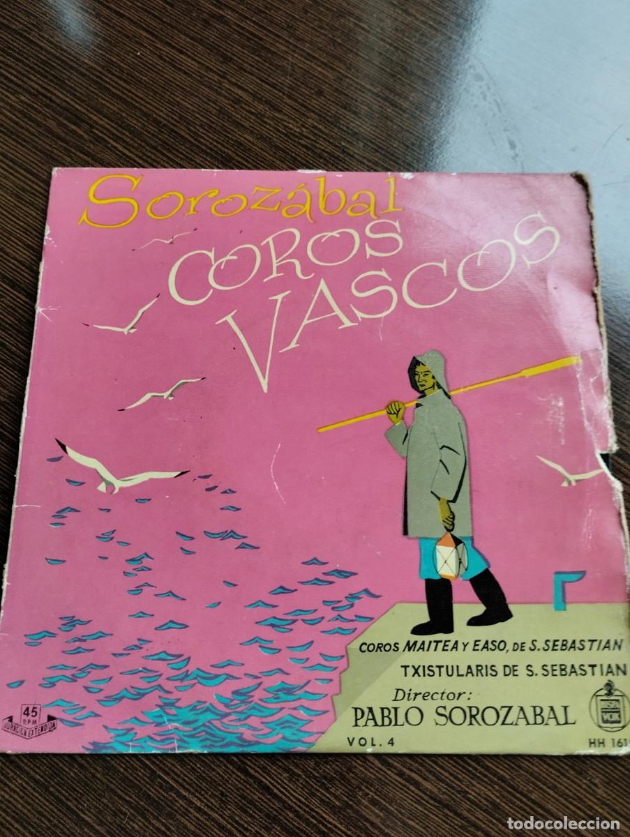 Discos de vinilo: Disco single Pablo Sorozabal San Sebastian - Foto 1