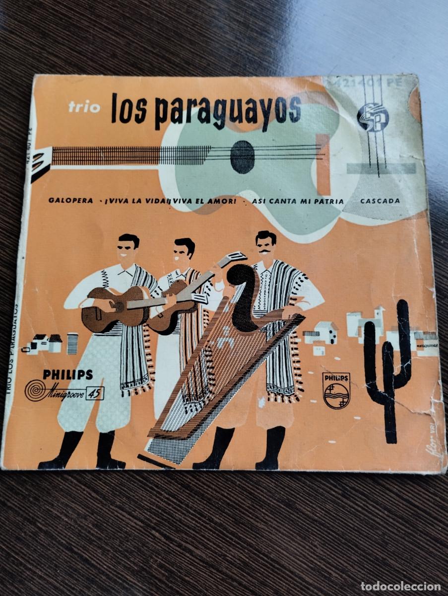 Discos de vinilo: Disco single Los paraguayos - Foto 1