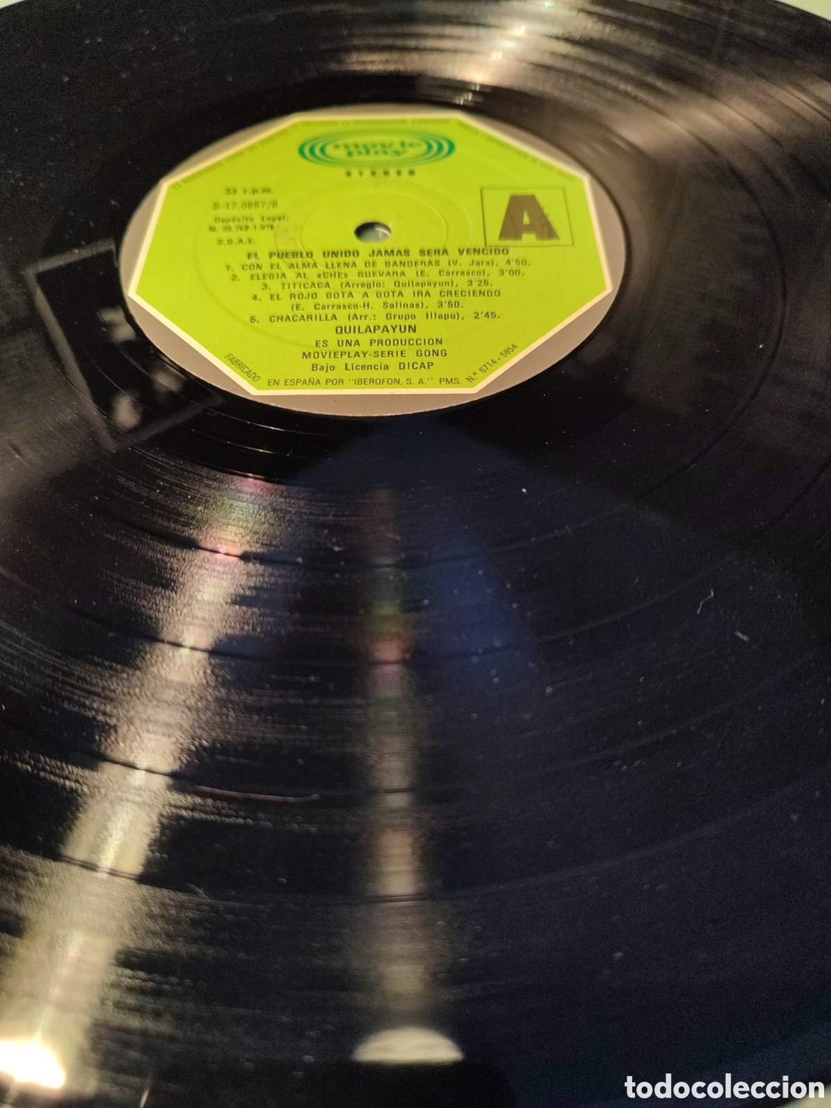 Discos de vinilo: Quilapayun - El pueblo unido... - Foto 3