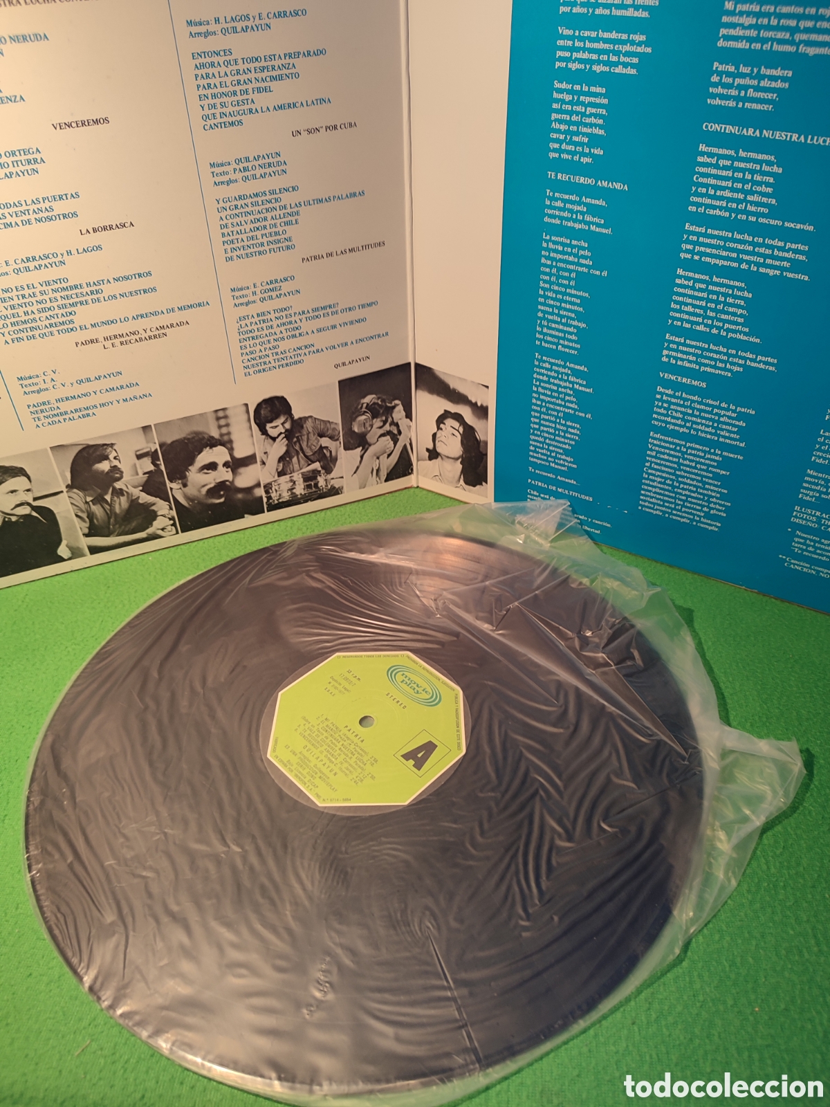 Discos de vinilo: Quilapayun - Patria Vinilo Lp - Foto 2