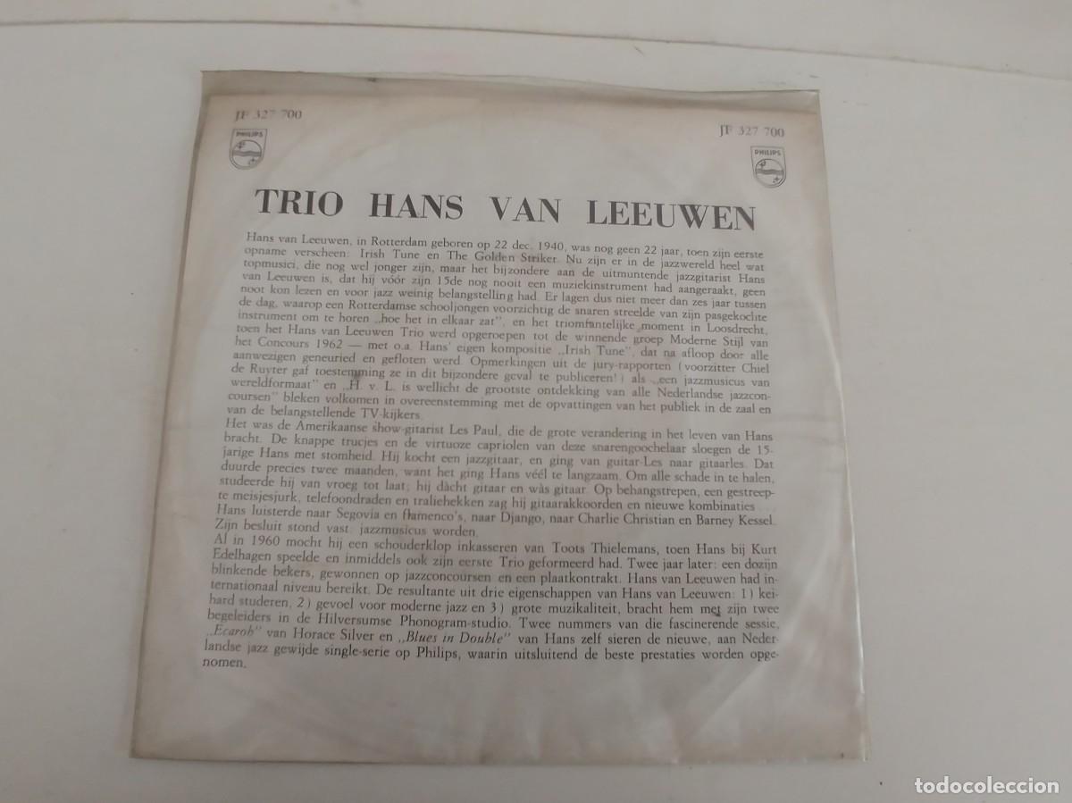 Discos de vinilo: TRIO HANS VAN LEEUWEN-SINGLE ECAROH - Foto 2