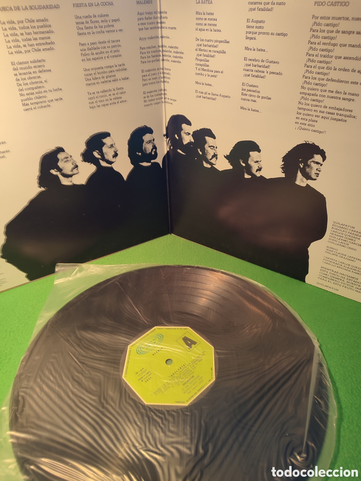 Discos de vinilo: Quilapayun - Adelante - Foto 2