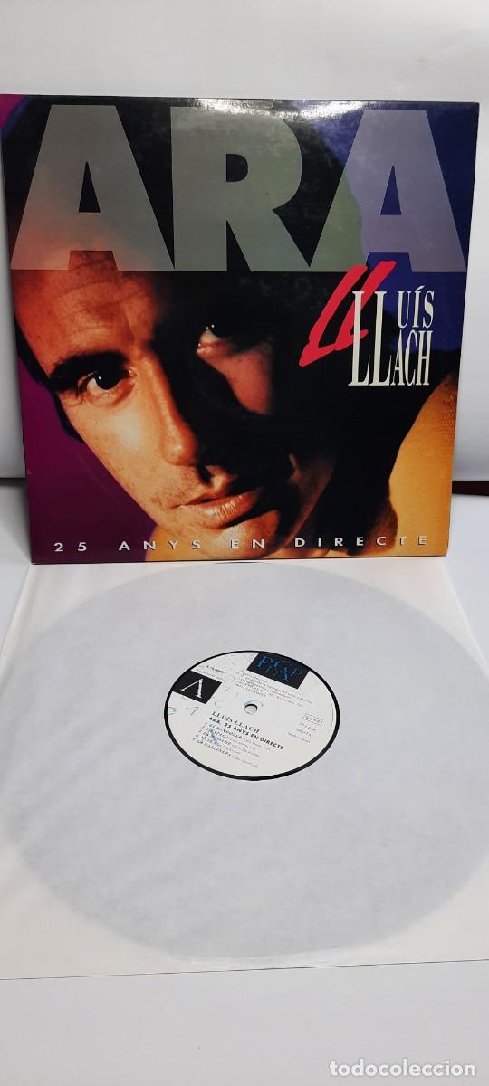 Discos de vinilo: LLUIS LLACH - &rdquo;ARA&rdquo; - 25 ANYS EN DIRECTE - Foto 1