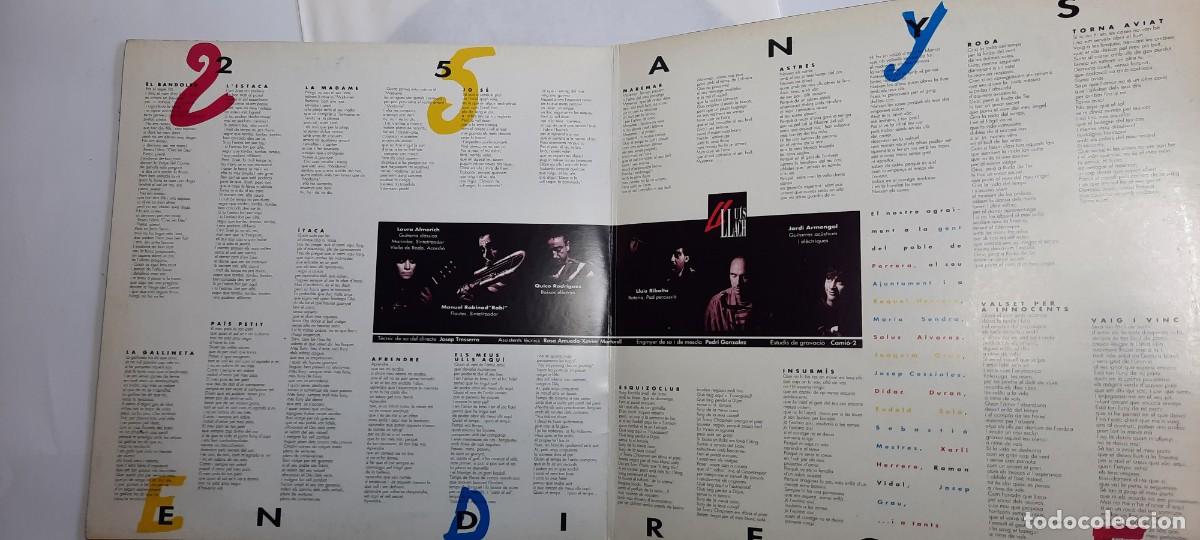 Discos de vinilo: LLUIS LLACH - &rdquo;ARA&rdquo; - 25 ANYS EN DIRECTE - Foto 4