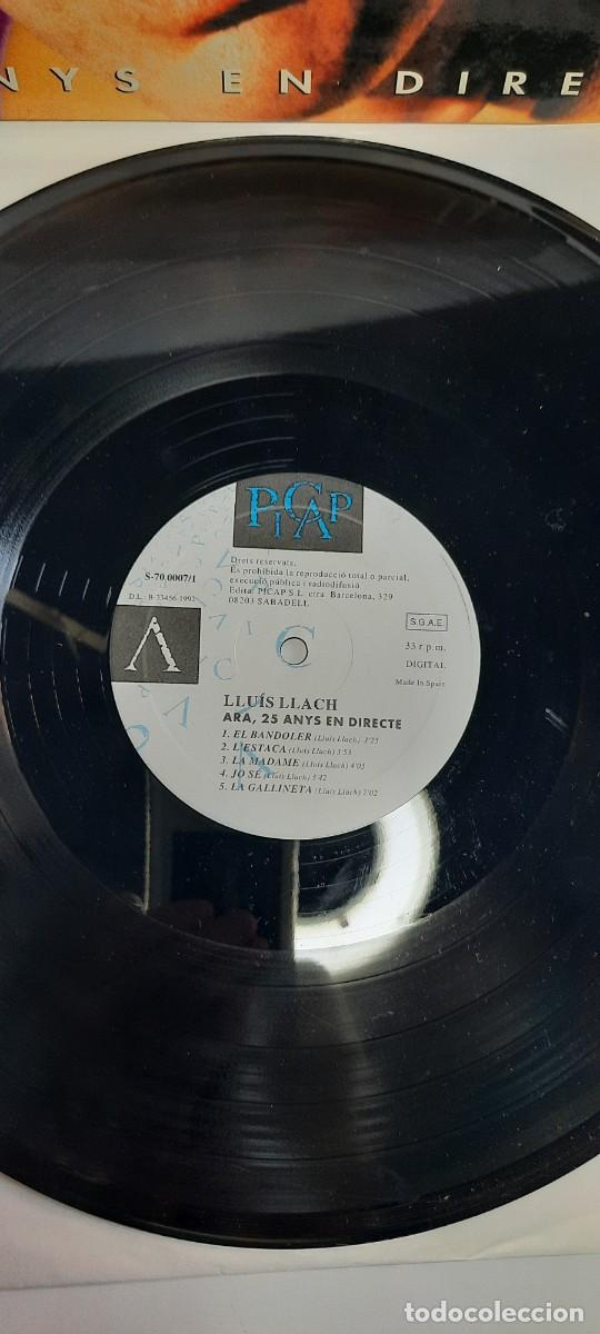 Discos de vinilo: LLUIS LLACH - &rdquo;ARA&rdquo; - 25 ANYS EN DIRECTE - Foto 6