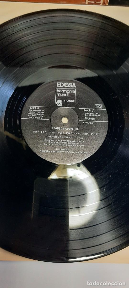Discos de vinilo: FRANCOIS COUPERIN - ESEMBLE RISERCARE DE ZURICH - Foto 5