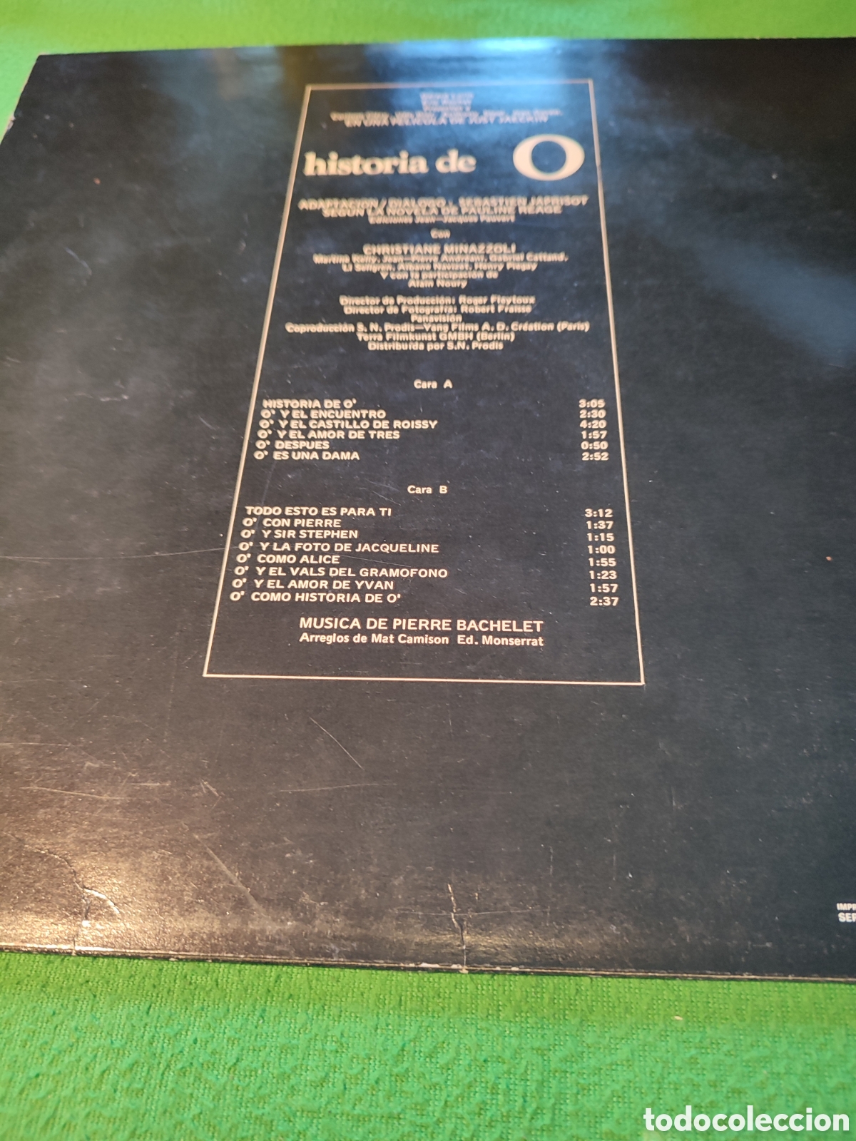 Discos de vinilo: Pierre Bachelet - BSO Historia de O - Foto 2