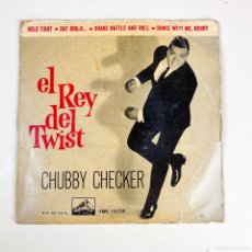 Discos de vinilo: EP. CHUBBY CHECKER. EL REY DEL TWIST (VG/VG)