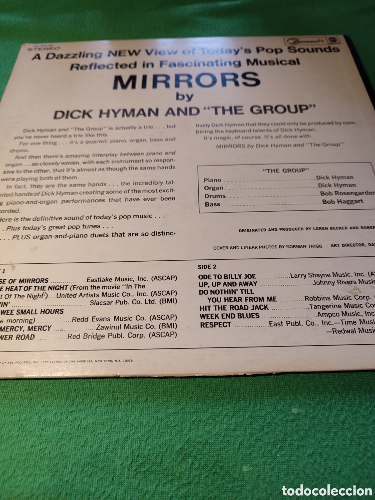 Discos de vinilo: Dick Hyman - Mirrors - Foto 3