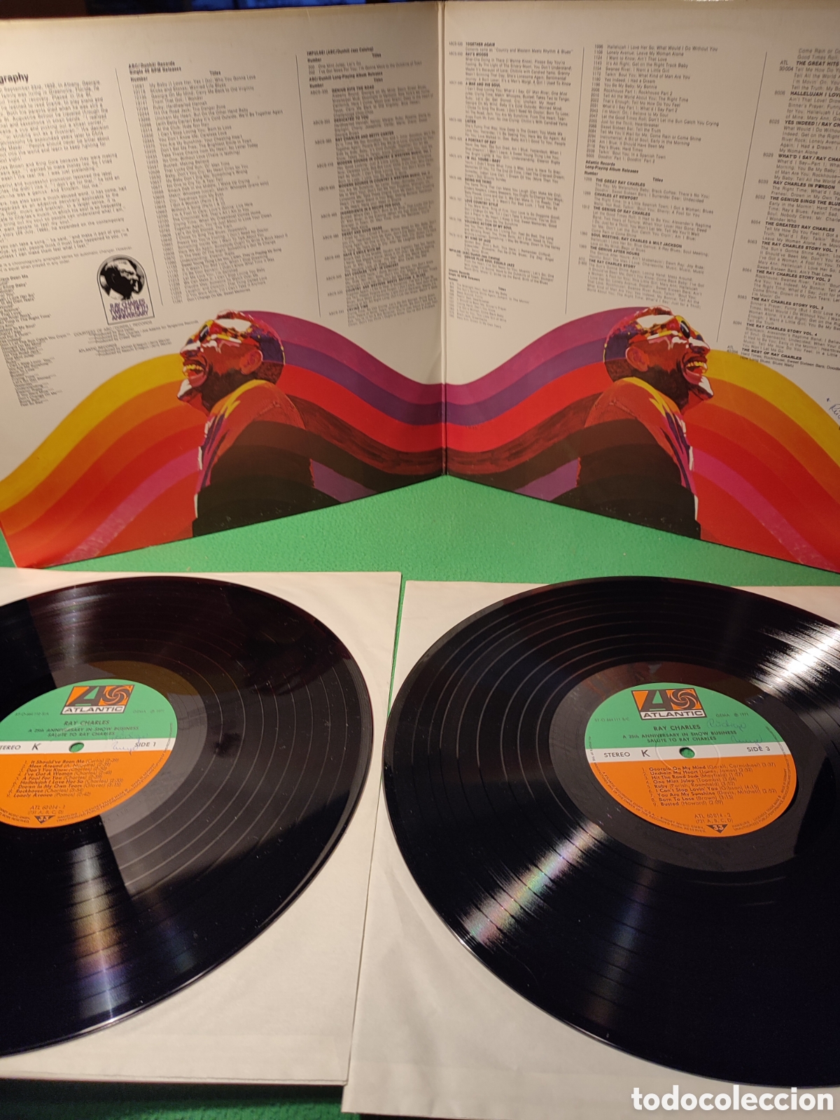 Discos de vinilo: Ray Charles - A 25th anniversary show 2 Lps - Foto 2
