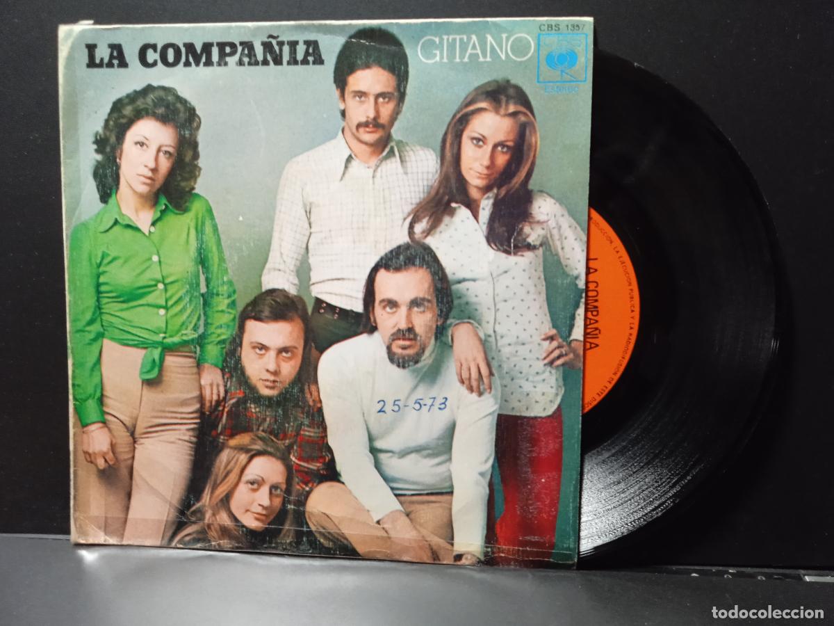 Discos de vinilo: LA COMPA&Ntilde;IA - GITANO + DO&Ntilde;A ASUNCI&Oacute;N - SINGLE 1973 PEPETO - Foto 1
