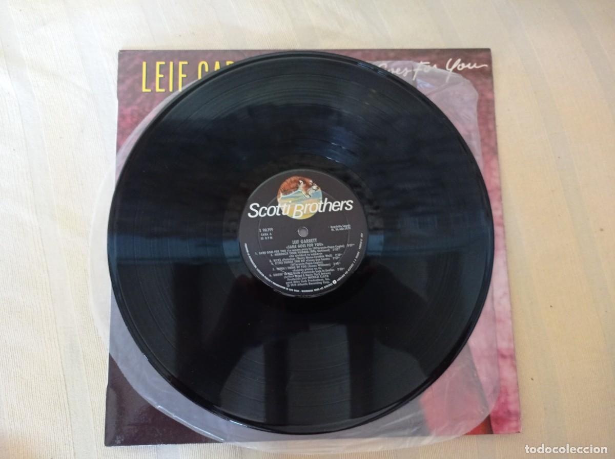 Discos de vinilo: LEIF GARRETT - SAME GOES FOR YOU - HISPAVOX 1979 - Foto 2