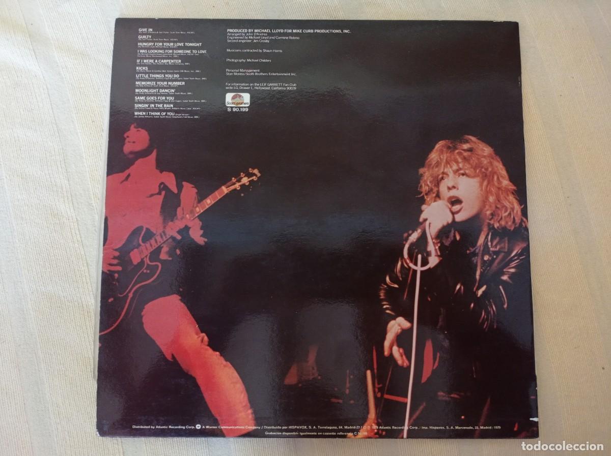 Discos de vinilo: LEIF GARRETT - SAME GOES FOR YOU - HISPAVOX 1979 - Foto 4