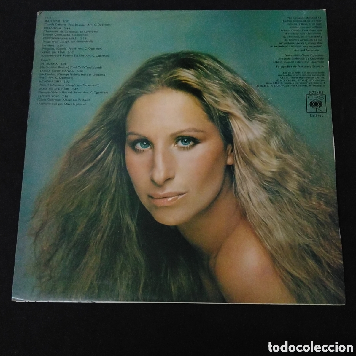 Discos de vinilo: BARBRA STREISAND - CLASSICAL - LP - 1976 - B&Aacute;RBARA - Foto 2