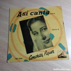 Discos de vinilo: EP 7” CONCHITA PIQUER 1962 (SERIE 4) ROMANCE DE ”LA OTRA ” + 3.