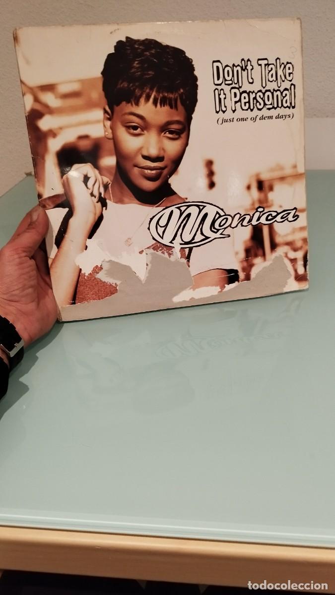 Discos de vinilo: M&oacute;nica,Dont Take It Personal.Vinilo Maxi - Foto 1