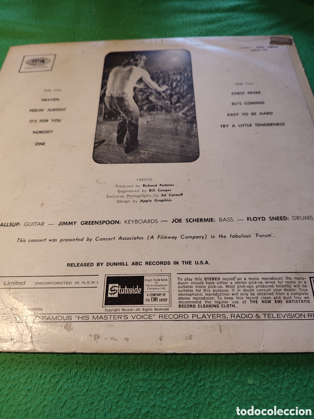 Discos de vinilo: Three Dog Night - Captured Live at the forum - Foto 2