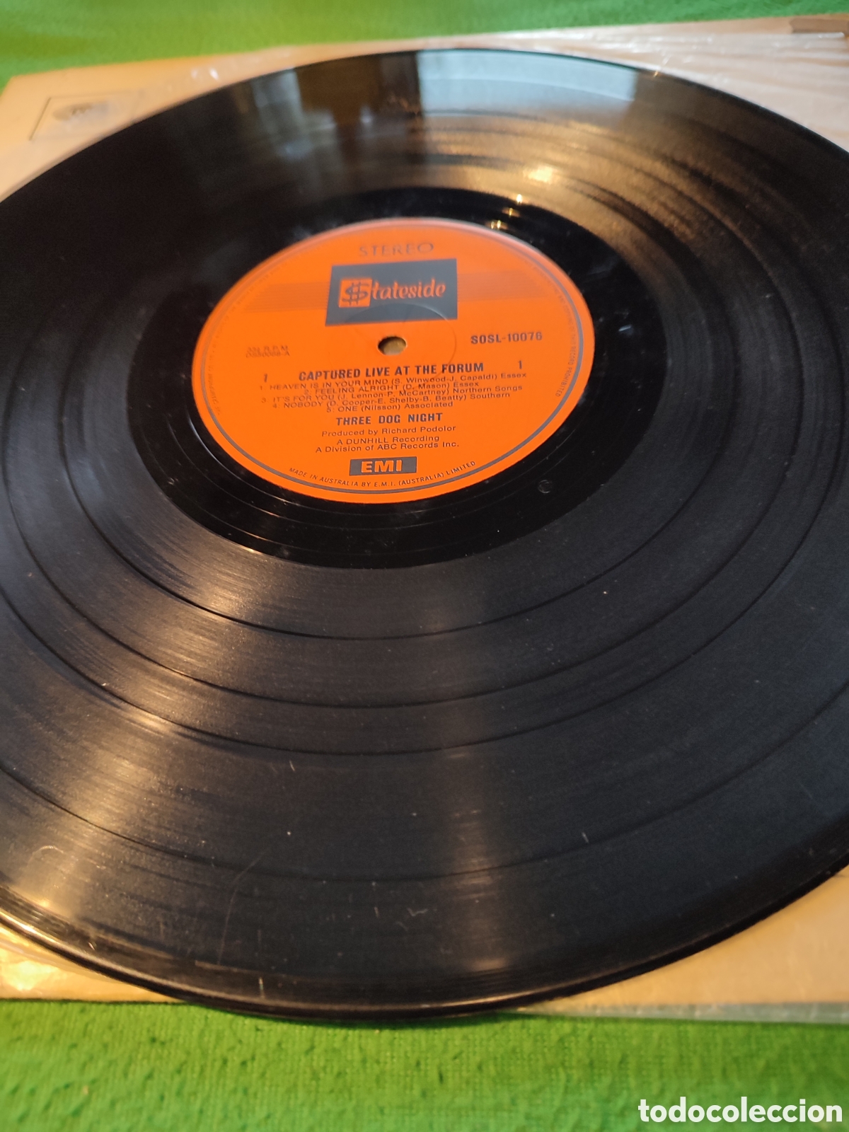 Discos de vinilo: Three Dog Night - Captured Live at the forum - Foto 3