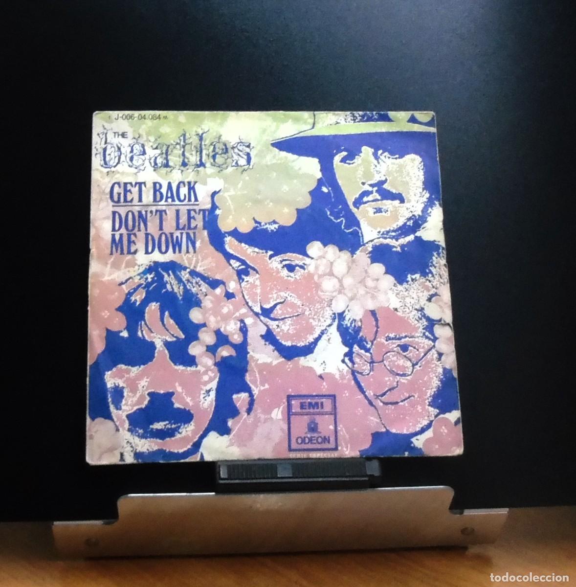 Discos de vinilo: THE BEATLES ---- GET BACK / DON&acute;T LET ME DOWN ---- - Foto 2