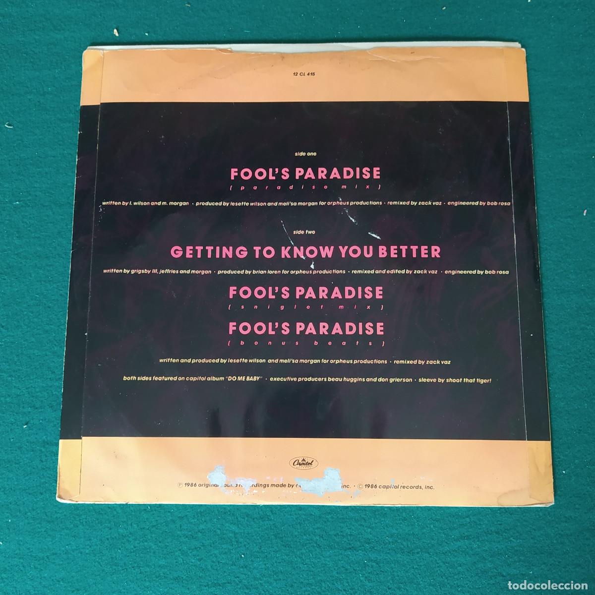 Discos de vinilo: Melisa Morgan &ndash; Fools Paradise - Foto 2