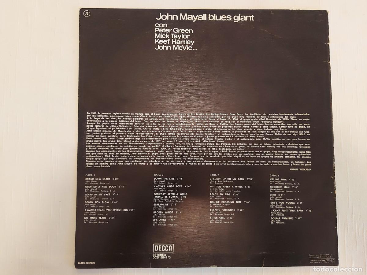 Discos de vinilo: Doble LP John Mayall. Blues Giant - Foto 2