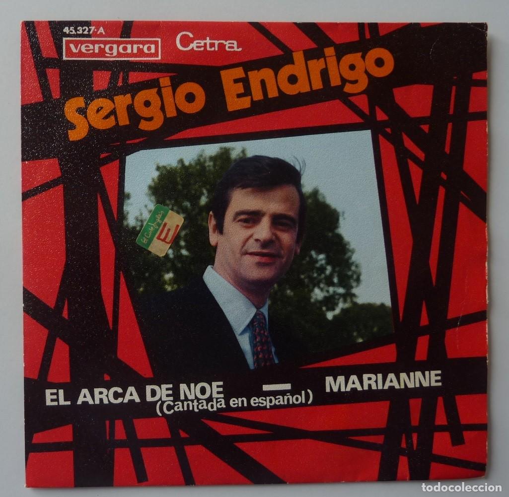 Discos de vinilo: SERGIO ENDRIGO // EL ARCA DE NOE // 1970 // SINGLE - Foto 1