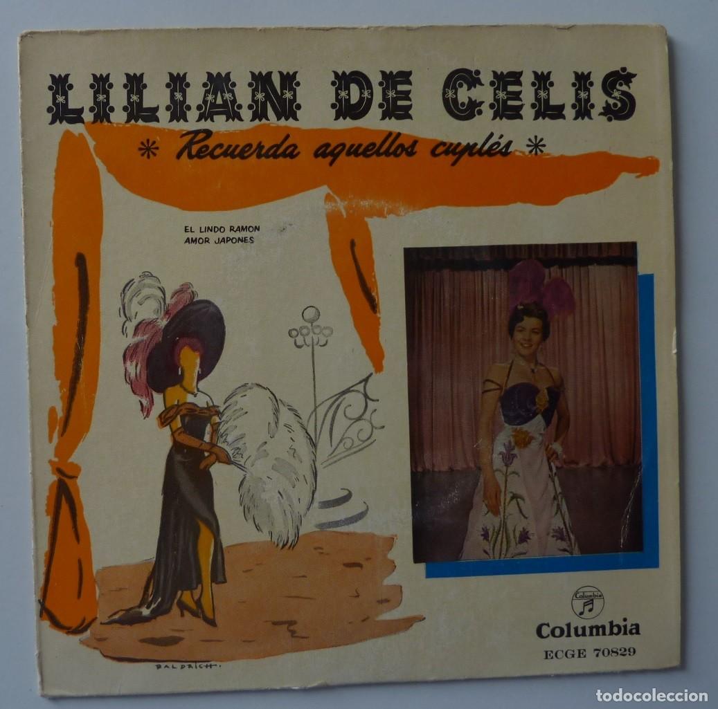 Discos de vinilo: LILIAN DE CELIS // EL LINDO RAMON // 1958 // SINGLE - Foto 1