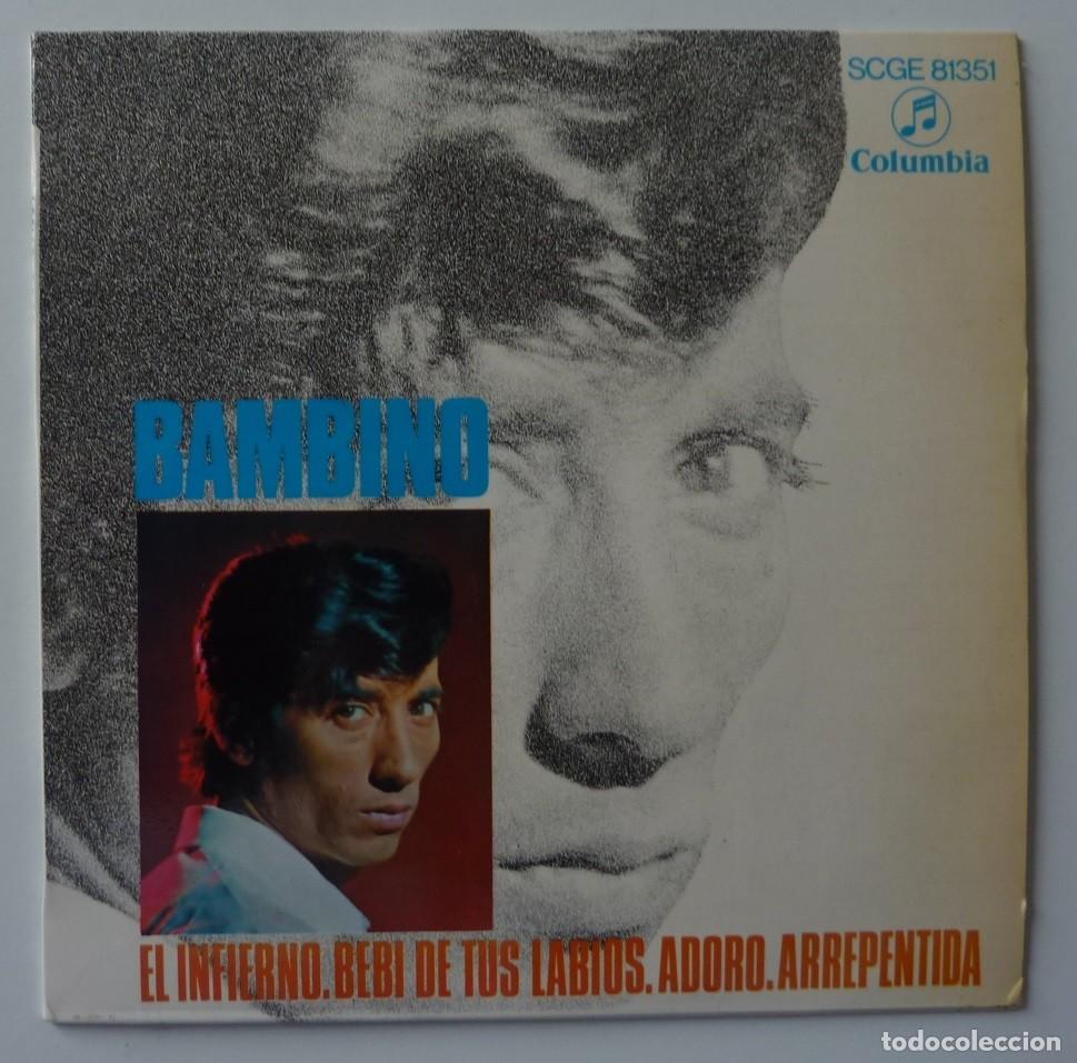 Discos de vinilo: BAMBINO // EL INFIERNO +3 // 1968 // EP - Foto 1