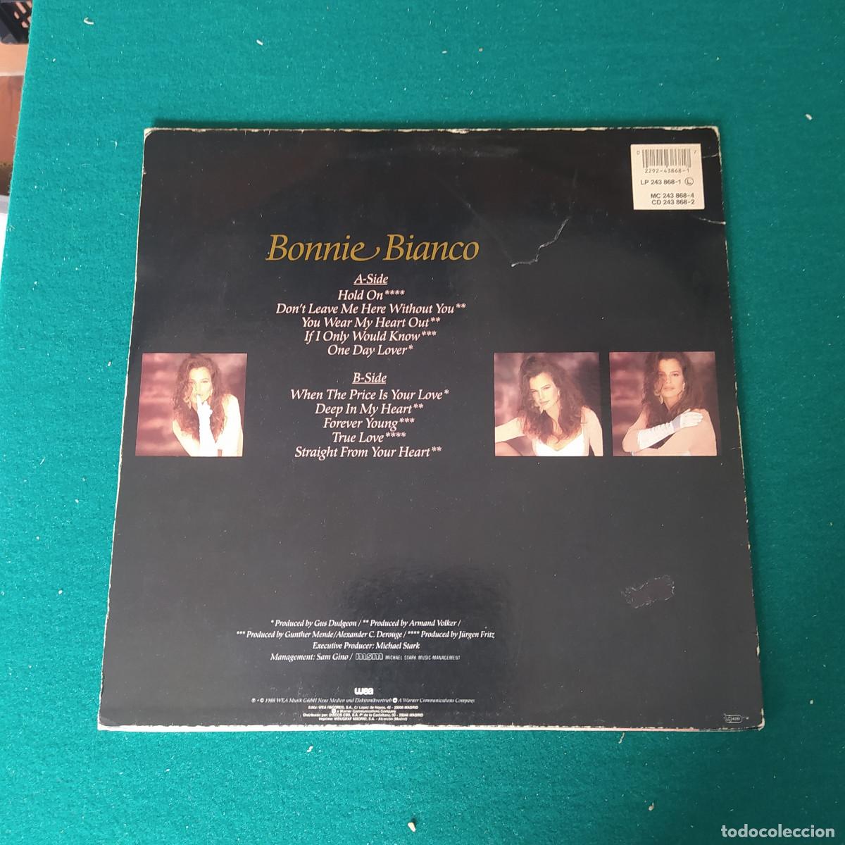 Discos de vinilo: Bonnie Bianco &ndash; True Love, Lory - Foto 2
