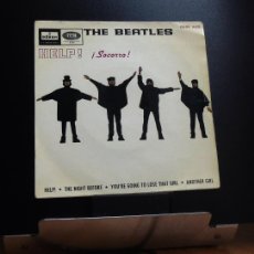 Discos de vinilo: THE BEATLES ----HELP &--THE NIGHT BEFORE & ANOTHER GIRL + 1 LABEL AZUL FUERTE --VERY GOOD PLUS VG +