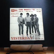 Discos de vinilo: THE BEATLES --YESTERDAY & I NEED YOU + 2 -- VINILO NEAR MINT ( NM OR M ) FUNDA VG +