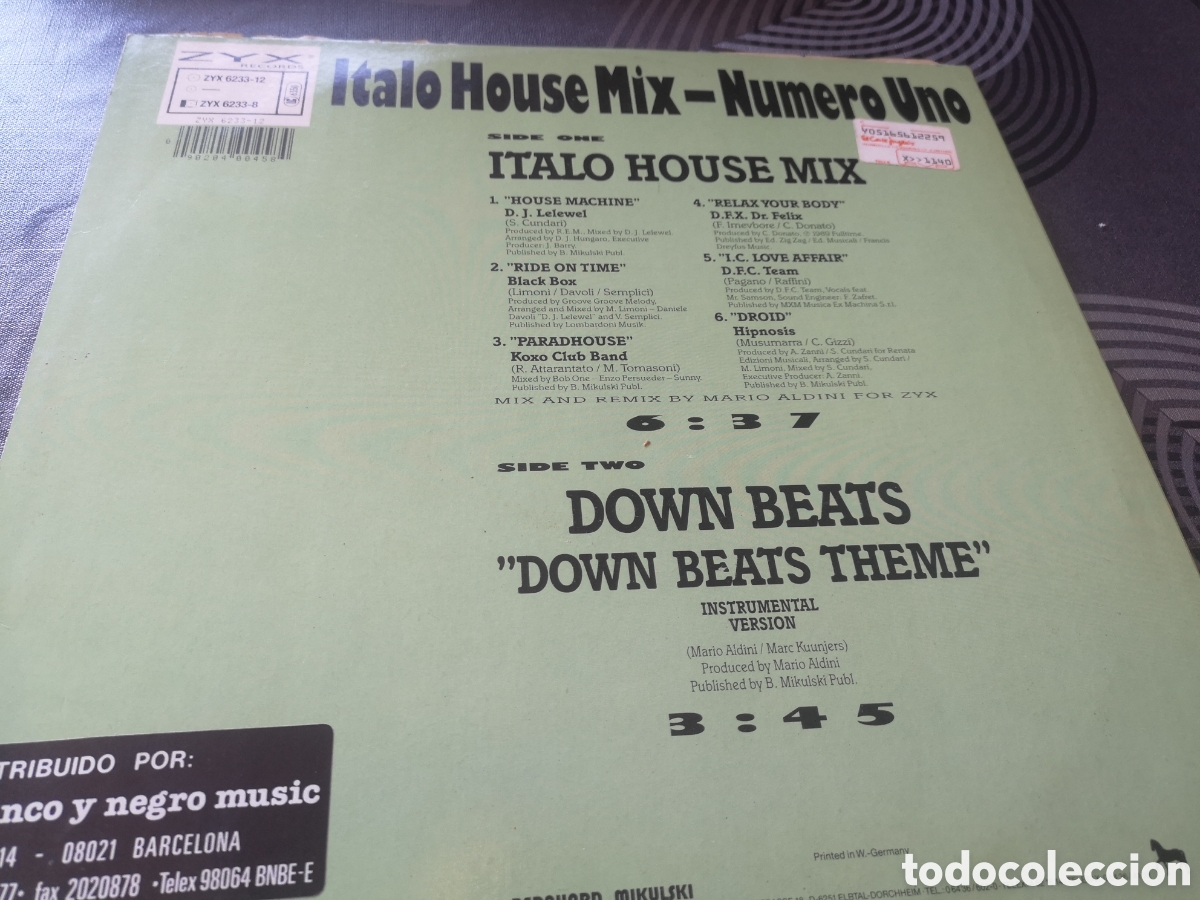 Discos de vinilo: Italo House Mix - N&uacute;mero 1 - Foto 2