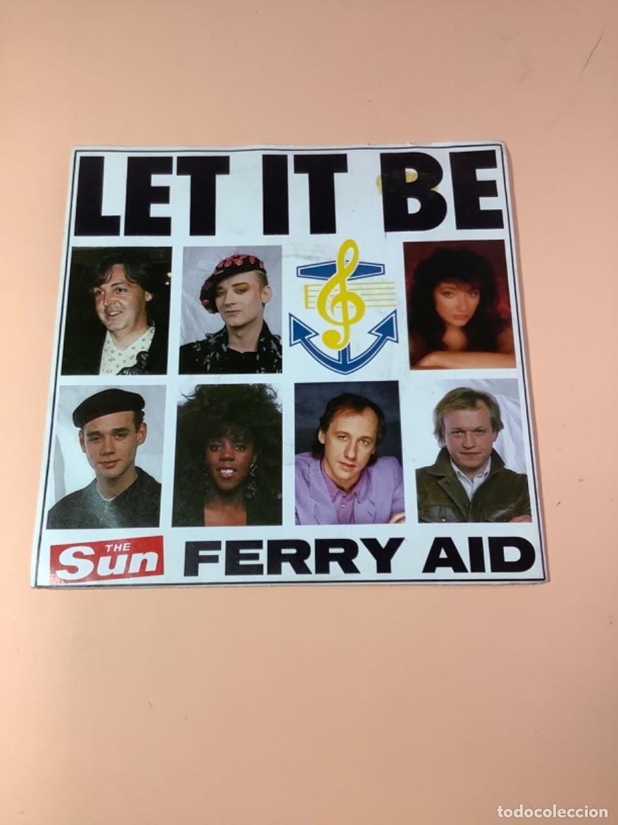 Discos de vinilo: FERRY AID - LET IT BE / LET IT BE 1987 UK - Foto 1