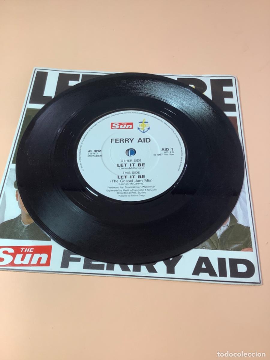 Discos de vinilo: FERRY AID - LET IT BE / LET IT BE 1987 UK - Foto 2