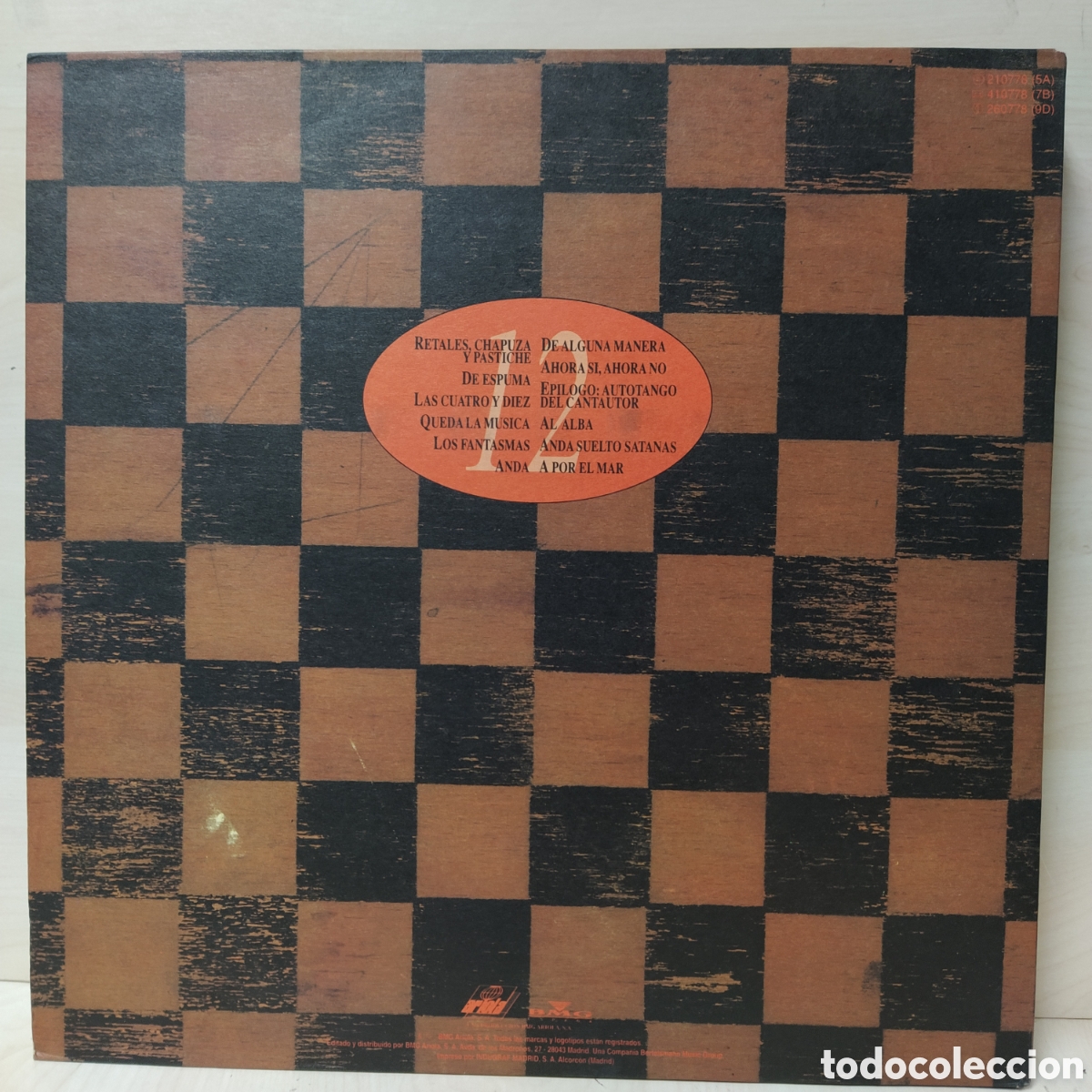 Discos de vinilo: Luis Eduardo Aute - Grandes &Eacute;xitos (LP, Comp) - Foto 2