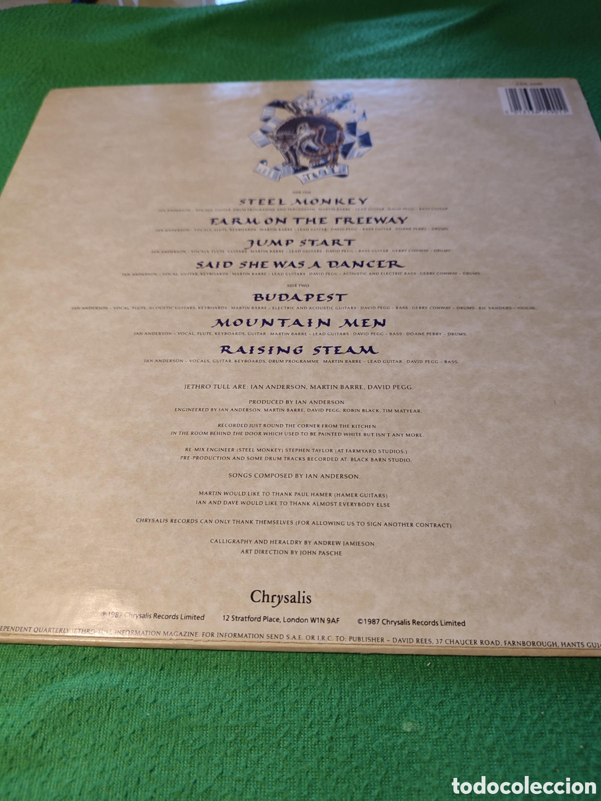 Discos de vinilo: Jethro Tull - Crest of a knave - Foto 2