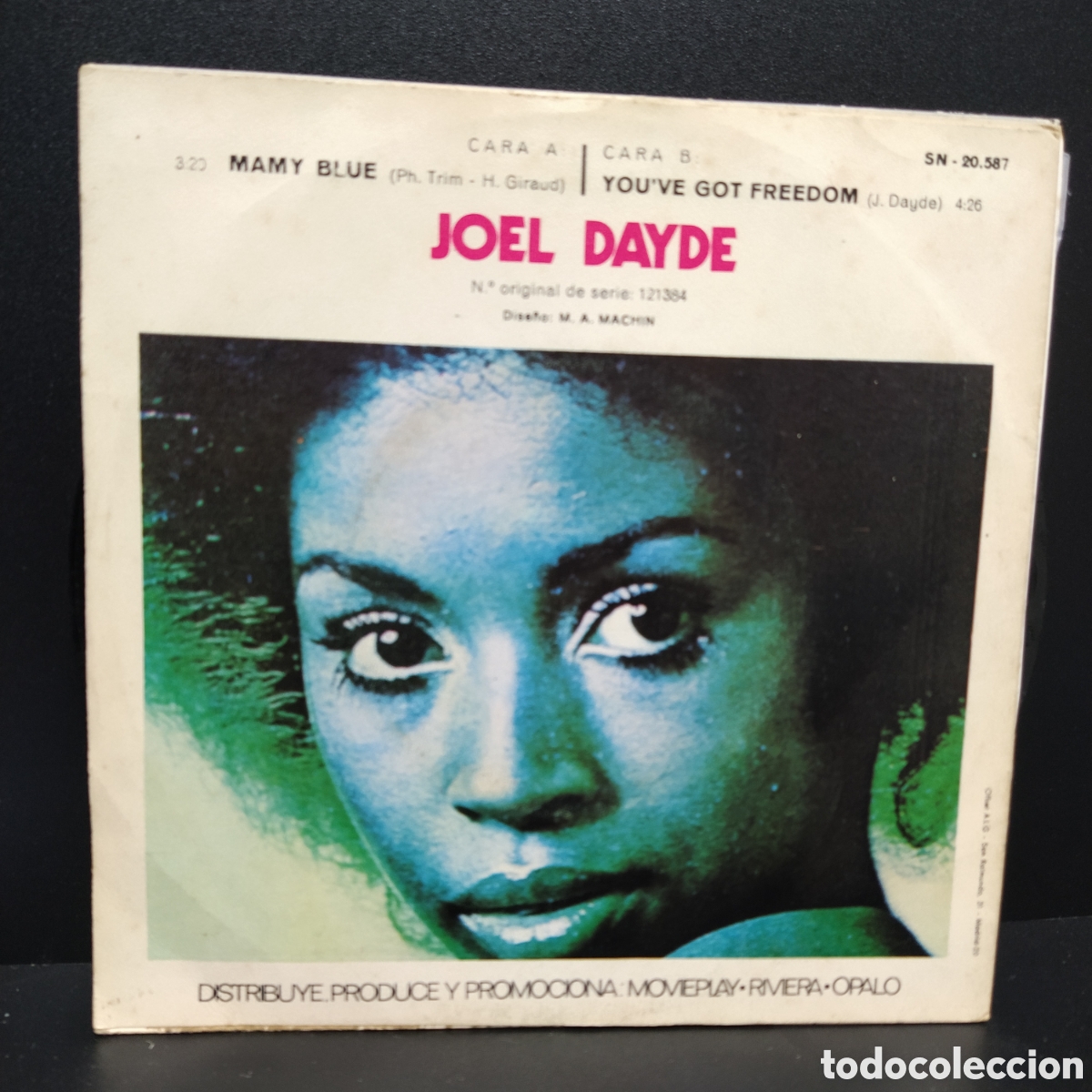 Discos de vinilo: Joel Dayde - Mammy Blue (7&rdquo;, Single) - Foto 2