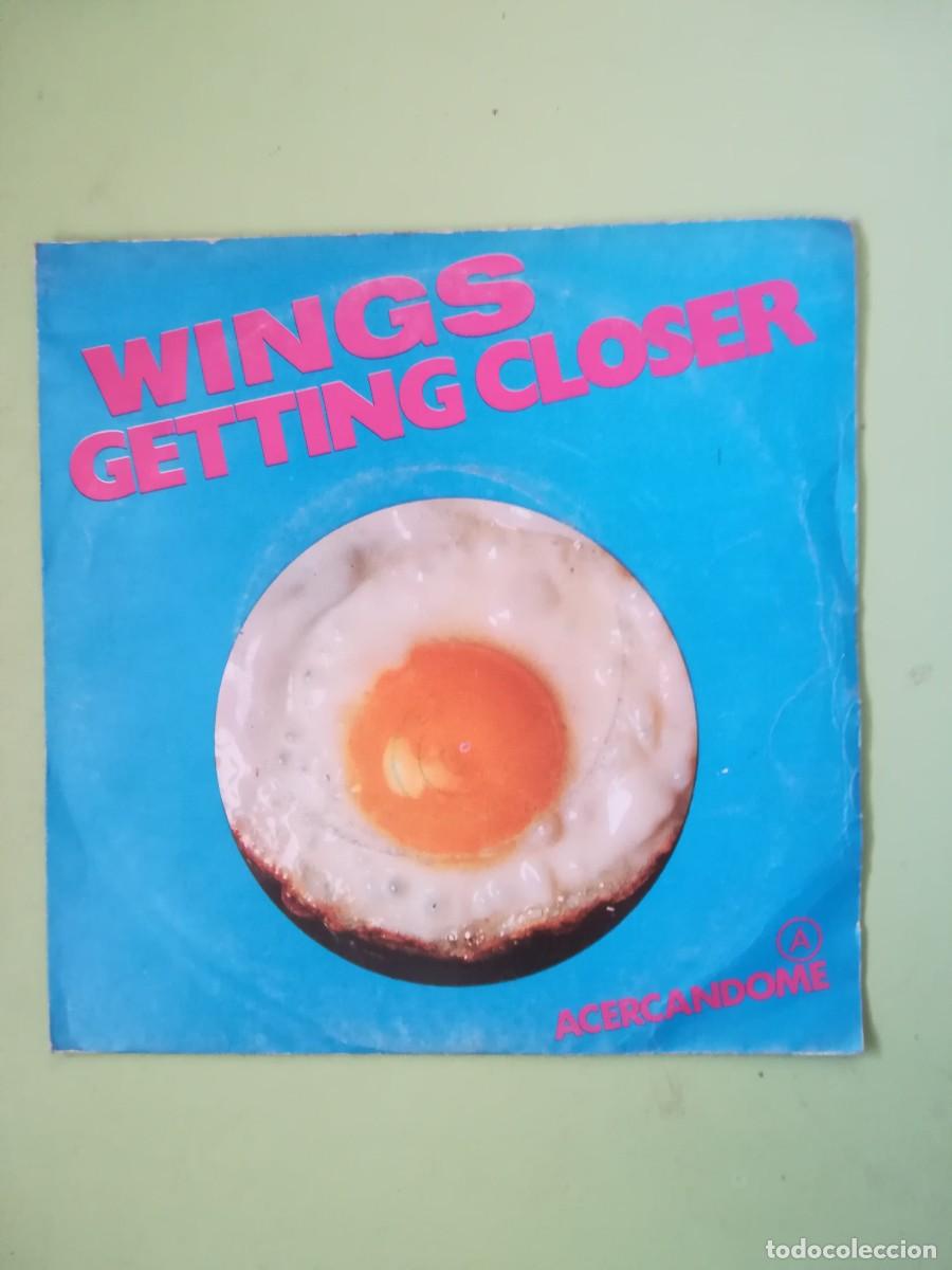 Discos de vinilo: Single Wings getting closer wings spin it on 1979 - Foto 1