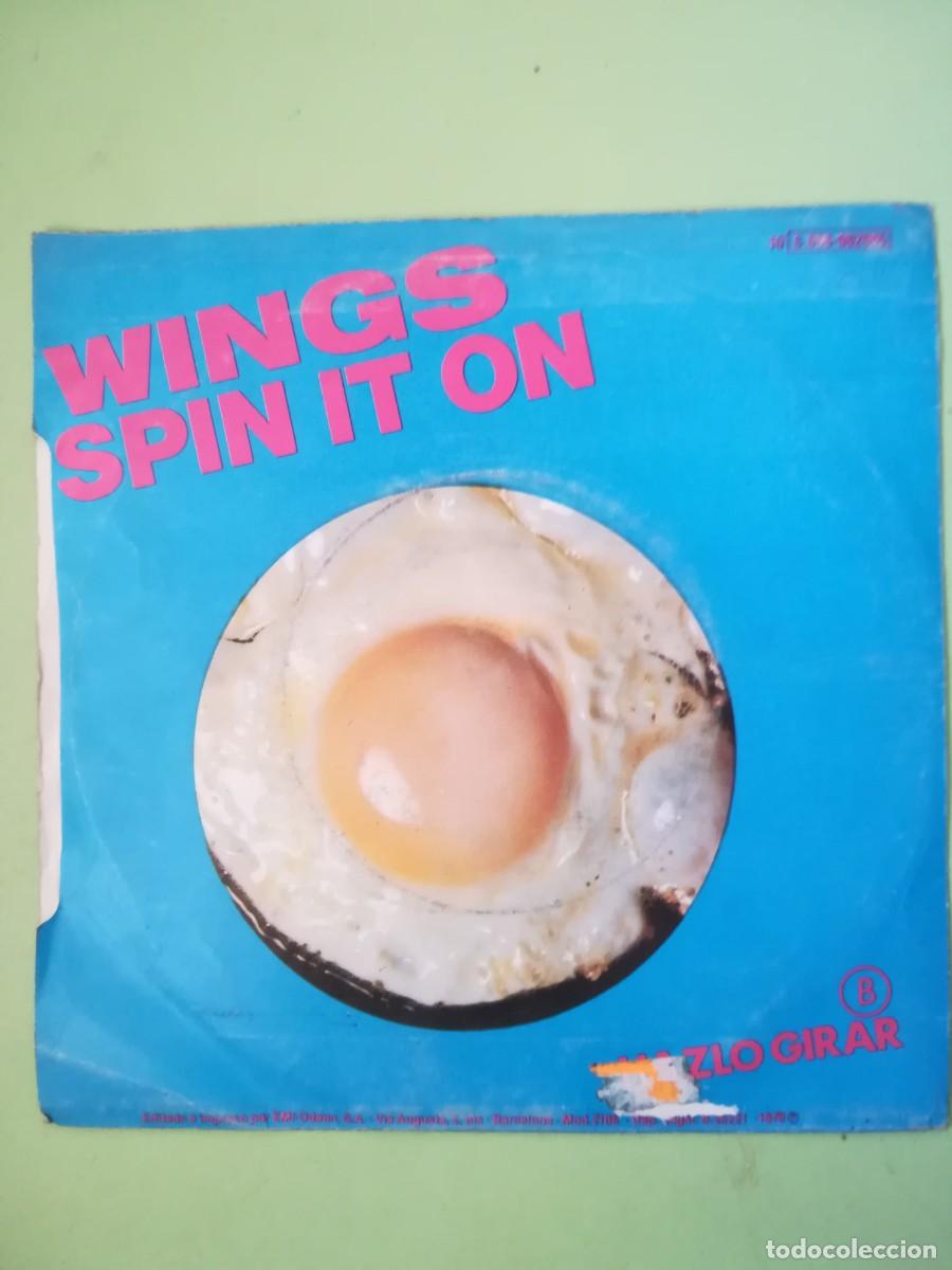 Discos de vinilo: Single Wings getting closer wings spin it on 1979 - Foto 2